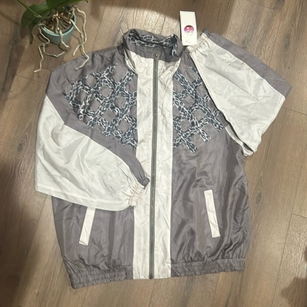 Atlantic Beach Vintage Track Jacket leopard Print woman’s